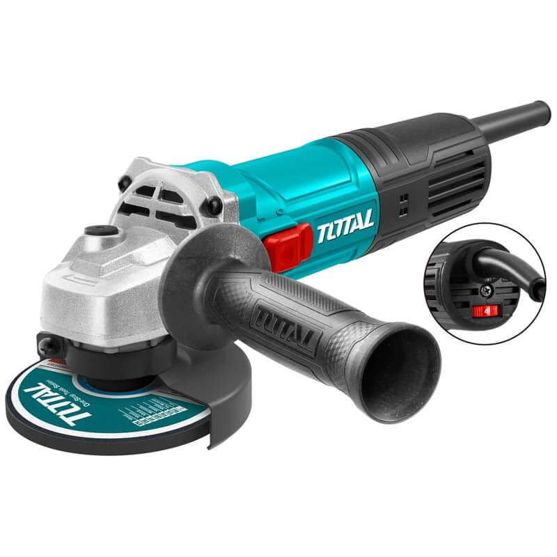 TOTAL ΓΩΝΙΑΚΟΣ ΤΡΟΧΟΣ 900W - 125mm ΗΛΕΚΤΡΟΝΙΚΟΣ (TG109125565)