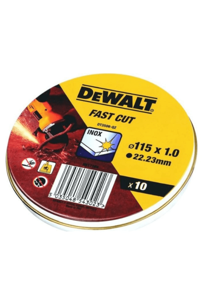 dewalt fast cut δισκοι κοπης 125mm κουτι 10τμχ DT3507