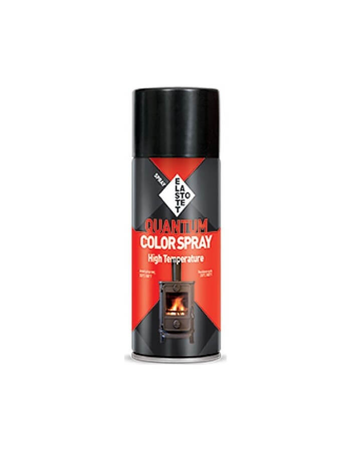 SPRAY ΒΑΦΗΣ ΜΑΥΡΟ ΥΨΗΛΗΣ ΘΕΡΜΟΚΡΑΣΙΑΣ quantum ELASTOTET 400ml
