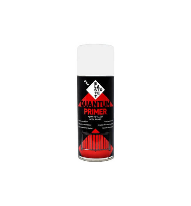 SPRAY ΑΣΤΑΡΙ ΜΕΤΑΛΛΟΥ ΑΣΠΡΟ quantum ELASTOTET 400ml