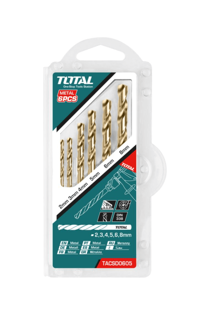 TOTAL ΣΕΤ ΤΡΥΠΑΝΙΑ HSS 6TEM TACSD0605