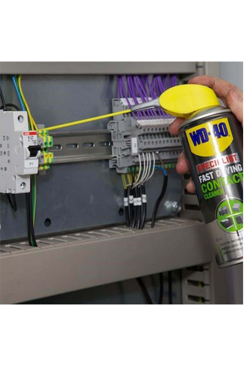 wd40 contact cleaner 1 (Original) WD40® Smart Straw Specialist Contact Cleaner Spray 400ml (Χωρίς λάδι) - Image 3