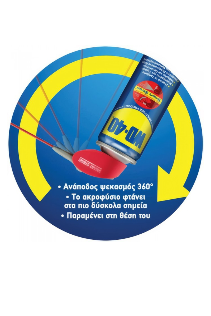 wd40 smartstraw 3 (Original) WD40® Smart Straw Multi-Use Product Αντισκωριακό - Λιπαντικό Spray 450ml - Image 3